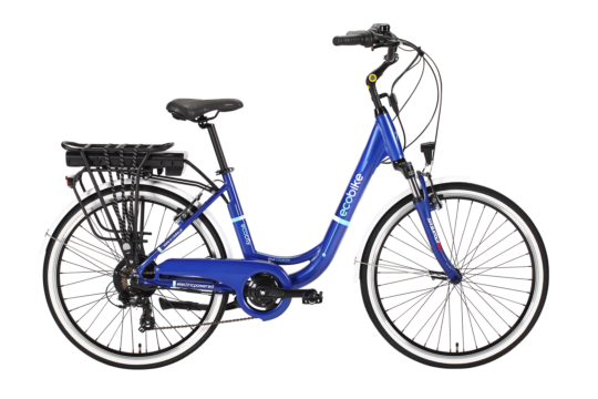 Rower elektryczny EcoBike City L niebieski 350W - Samsung 13 Ah