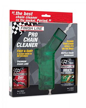 Zestaw Finish Line Chain Cleaner szczotka, odtłuszczacz i smar